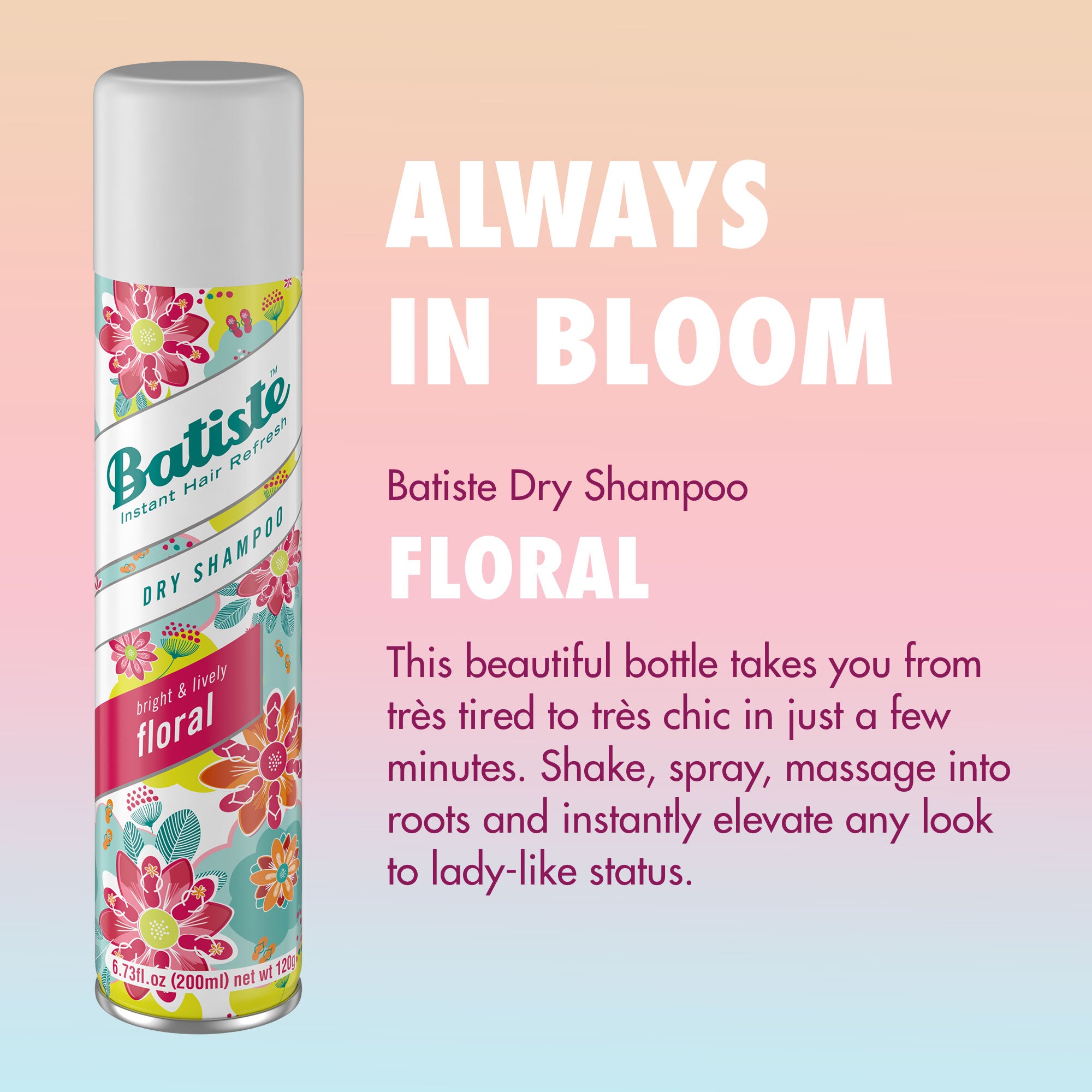 Batiste Dry Shampoo - Floral
